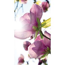 AG ART Záves Flowers Purple, 140 x 245 cm