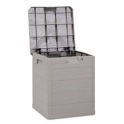 Aldo Úložný box na podušky Woody sivá, 90 l
