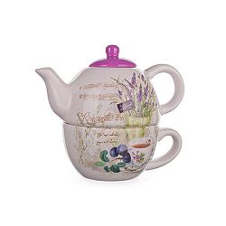 BANQUET LAVENDER Konvička s šálkou 60ZF1124-A