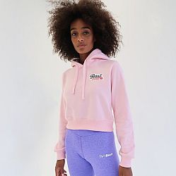 BeastPink Dámska mikina Crop Blush  M