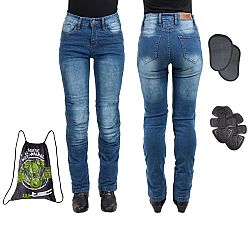 Dámske moto jeansy W-TEC Lustipa