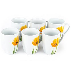 Domestic Sada hrnčekov Tulip 310 ml, 6 ks