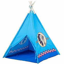 Ecotoys Detský indiánský stan Teepee, modrá