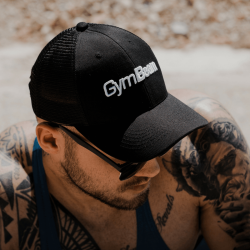 GymBeam Šiltovka Mesh Panel Cap Black