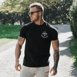 GymBeam Tričko Sweat X Black White XL