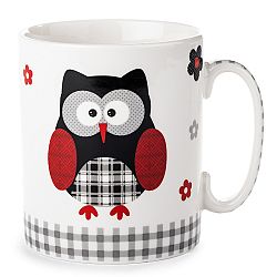 Hrnček Čierna sova 750 ml, porcelán