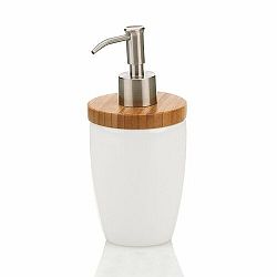 Kela Dávkovač mydla Natura biela, 350 ml