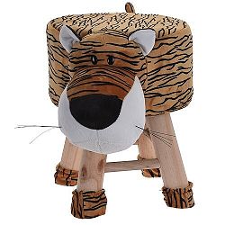 Koopman Detský taburet Tiger, 25 x 45 x 35 cm