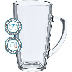 Koopman Sada pohárov s uškom 400 ml, 2 ks