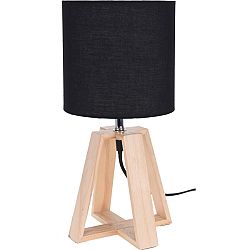 Koopman Stolná lampa Idaho, čierna