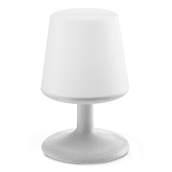 Koziol Stolná lampa Light to go, sivá