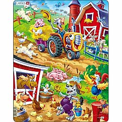 Larsen Puzzle Zvieratá na dvore, 22 dielikov