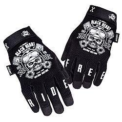 Moto rukavice W-TEC Piston Skull