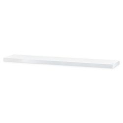 Nástenná polička Shelfy 120 cm, biela, 120 cm