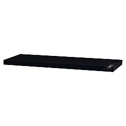 Nástenná polička Shelfy 80 cm, čierna, 80 cm