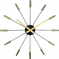 Nextime Plug Inn Gold 2610go nástenné hodiny