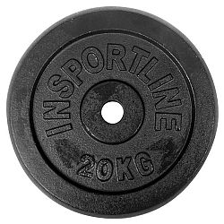 Oceľové závažie inSPORTline Blacksteel 20 kg