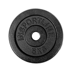 Oceľové závažie inSPORTline Blacksteel 5 kg