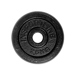 Oceľový kotúč inSPORTline Blacksteel 2,5 kg