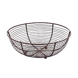 Orion Košík na ovocie drôtený pr. 25 cm, hnedá