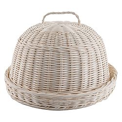 Orion Ratanový chlebník s utierkou, 32 cm