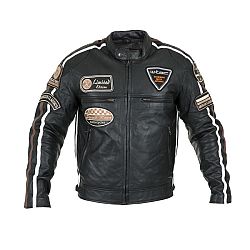 Pánská kožená moto bunda W-TEC Sheawen