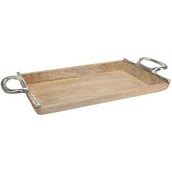 Podnos z mangového dreva 60 x 31 x 7,5 cm