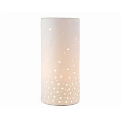Porcelánové tienidlo s otvormi biela, pr. 11 cm