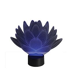 Sharks 3D LED lampa Lotosový kvet