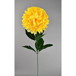 Umelá kvetina Chryzantéma 50 cm, žltá