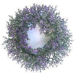 Umelý veniec Buxus fialová, pr.16 cm