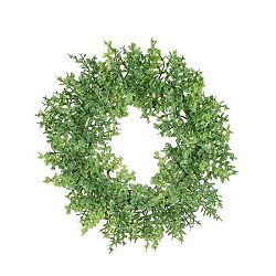 Umelý veniec Buxus zelená, pr. 16 cm