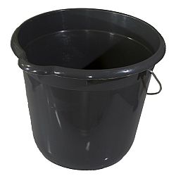 Vedro okrúhle 12 litrov, sivá