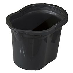 Vedro oválne 11 litrov, sivá