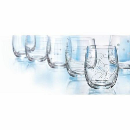Crystalex 6-dielna Sada odlievok na whisky