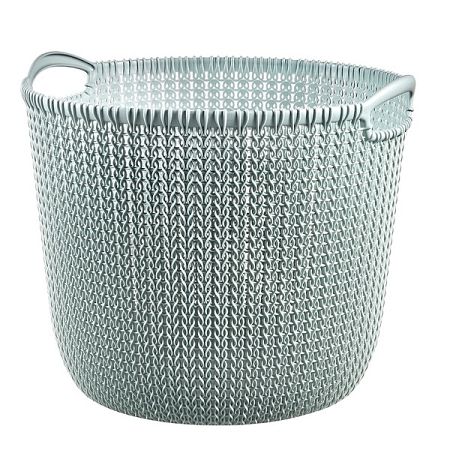 Curver Kôš okrúhly Knit 30 l, svetlomodrá