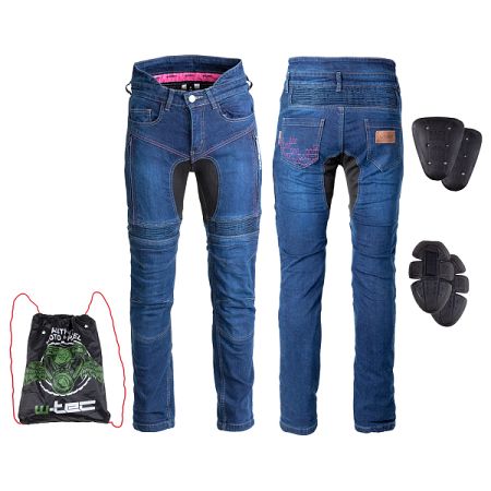 Dámske moto jeansy W-TEC Biterillo Lady