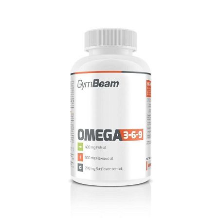 GymBeam Omega 3-6-9 120 kaps unflavored