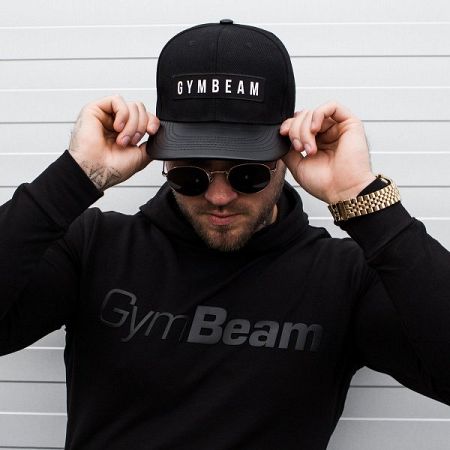 Gymbeam Šiltovka Superior Snapback Black