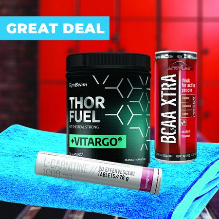 GymBeam Thor Fuel + Vitargo 600 g lemon lime