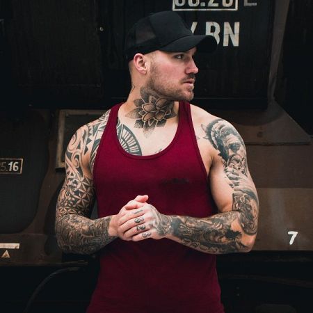 GymBeam Tielko Stringer Tank Top Burgundy  L