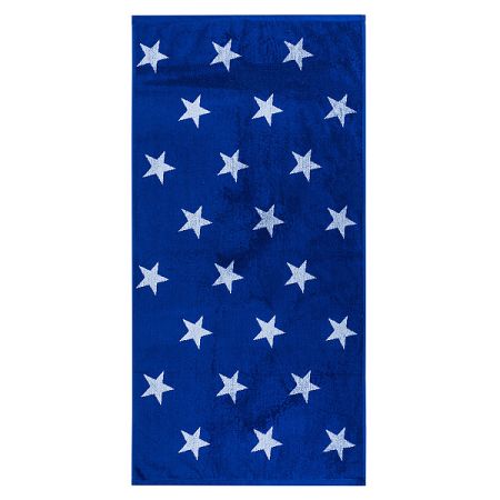 JAHU Osuška Stars modrá, 70 x 140 cm