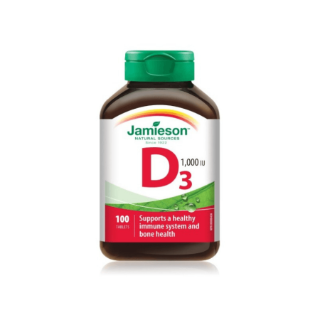 Jamieson Vitamín D3 1000 IU 100 tab