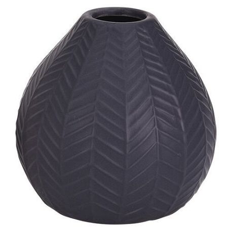 Keramická váza Montroi tmavosivá, 11,3 cm