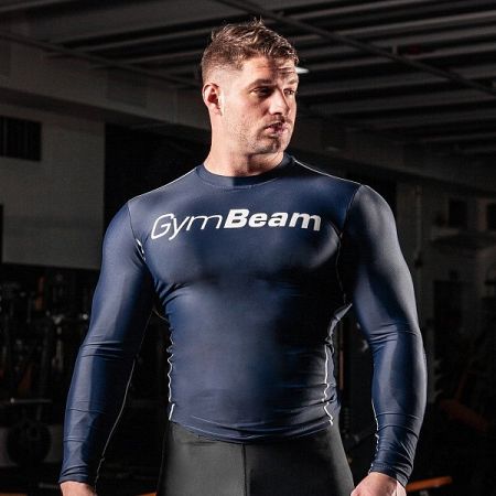 Kompresné tričko Spiro Blue/White - GymBeam L