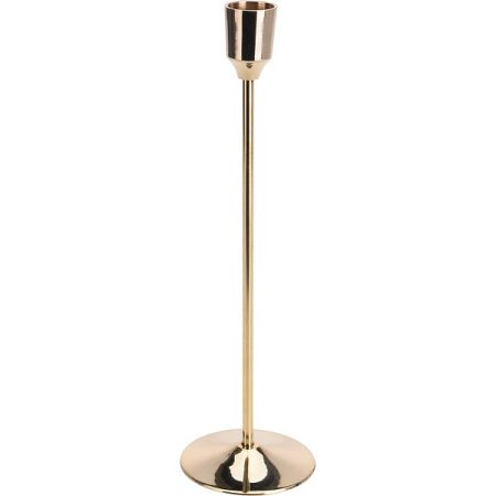 Koopman Mosadzný svietnik Cabana zlatá, 25 cm