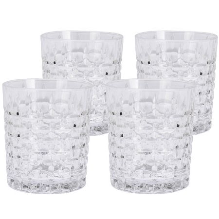 Koopman Sada krištáľových pohárov 300 ml, 4 ks