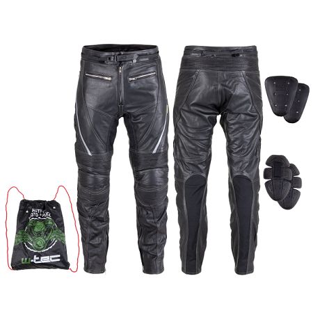 Kožené moto nohavice W-TEC Vilglen