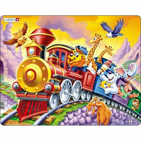 Larsen Puzzle Cirkusový vlak, 30 dielikov