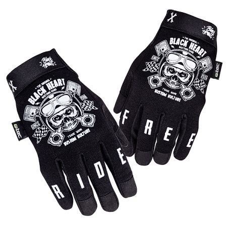 Moto rukavice W-TEC Piston Skull